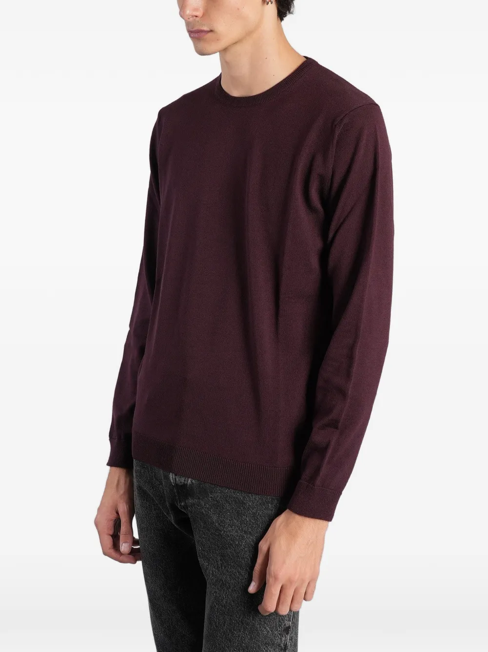 Roberto Collina crew-neck sweater Rood