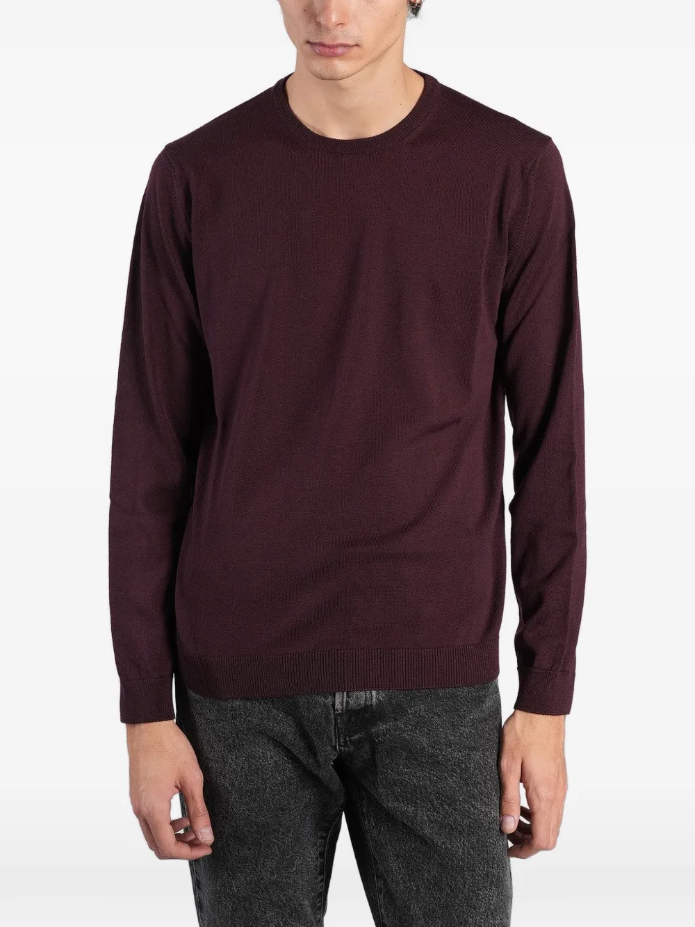 Roberto Collina crew-neck sweater Rood