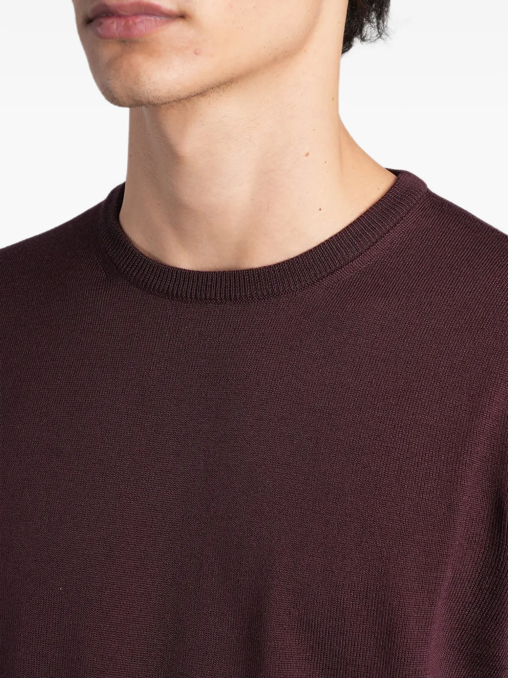 Roberto Collina crew-neck sweater Rood