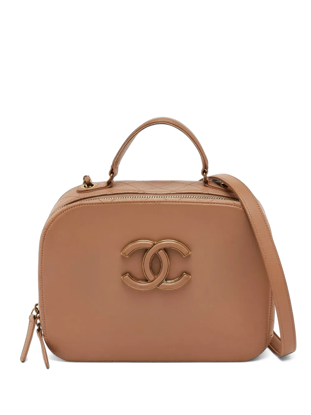 CHANEL Pre-Owned 2017 Coco Curve vanity bag - Nude