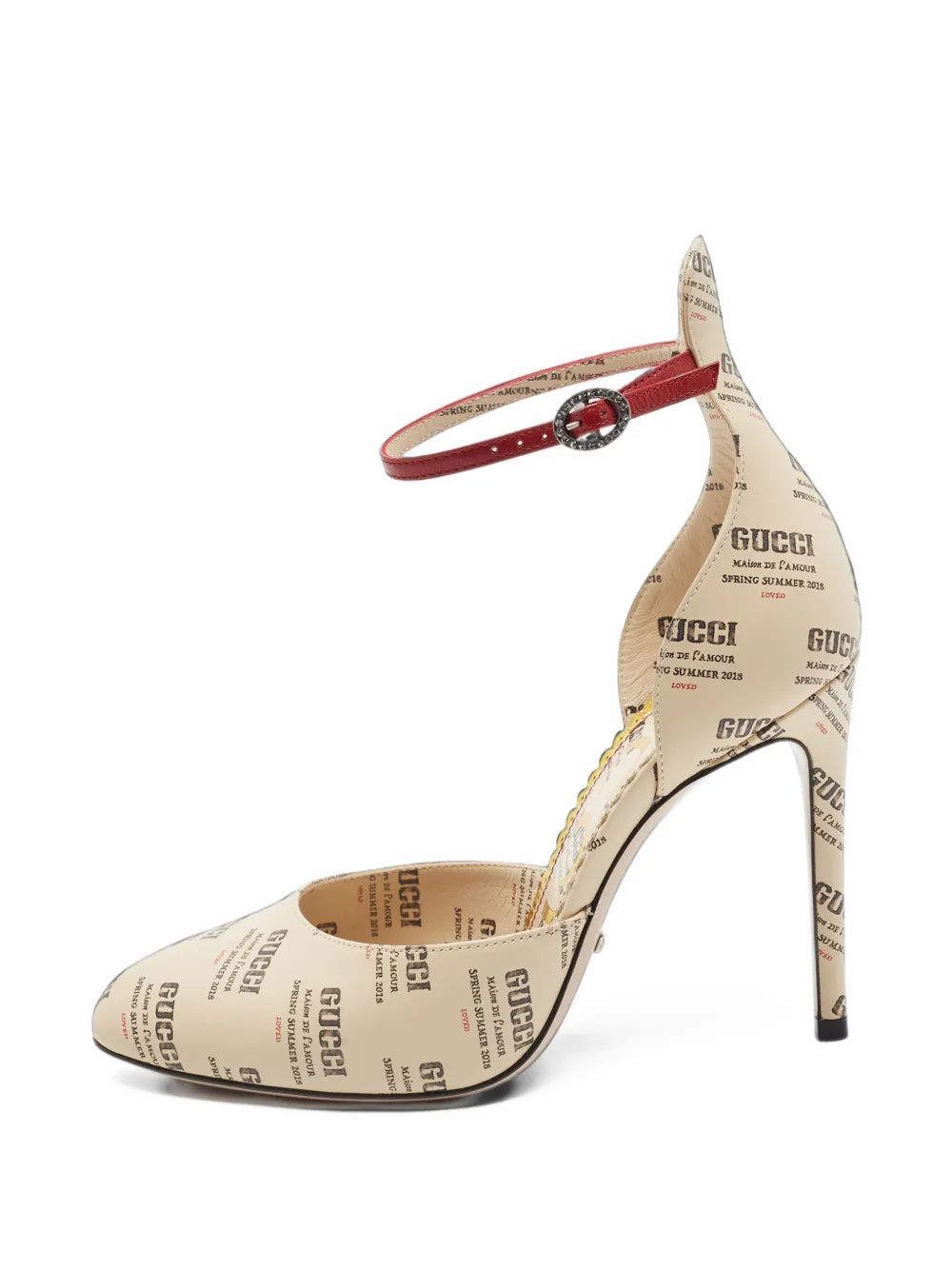 Gucci Pre-Owned Daisy scalloped pumps - Tons neutres