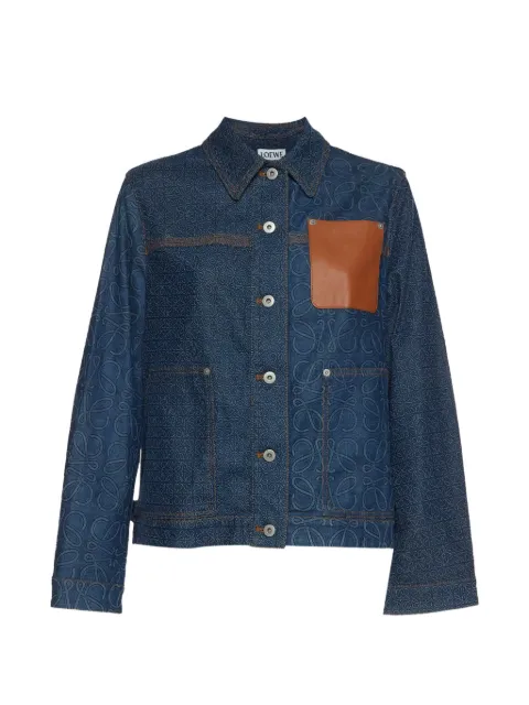 Loewe Pre-Owned Anagram denim jacket