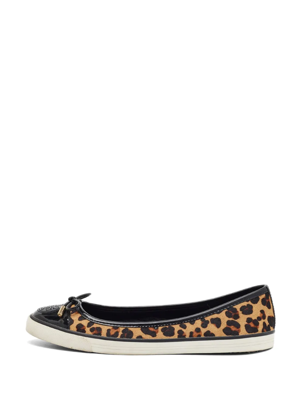 Tory Burch Skyler leopard-print ballet flats - Braun