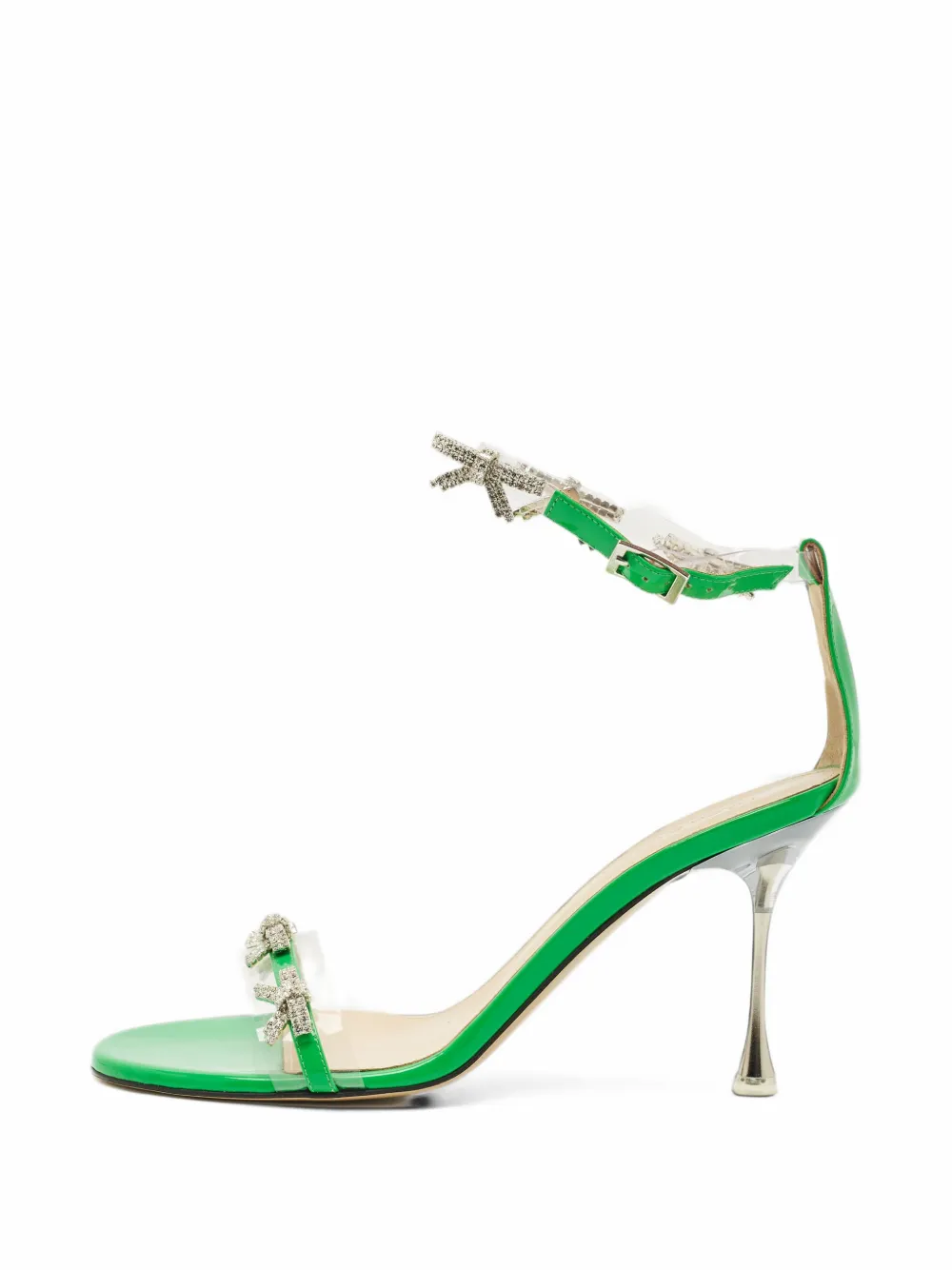MACH & MACH French Bow ankle-strap sandals - Grün