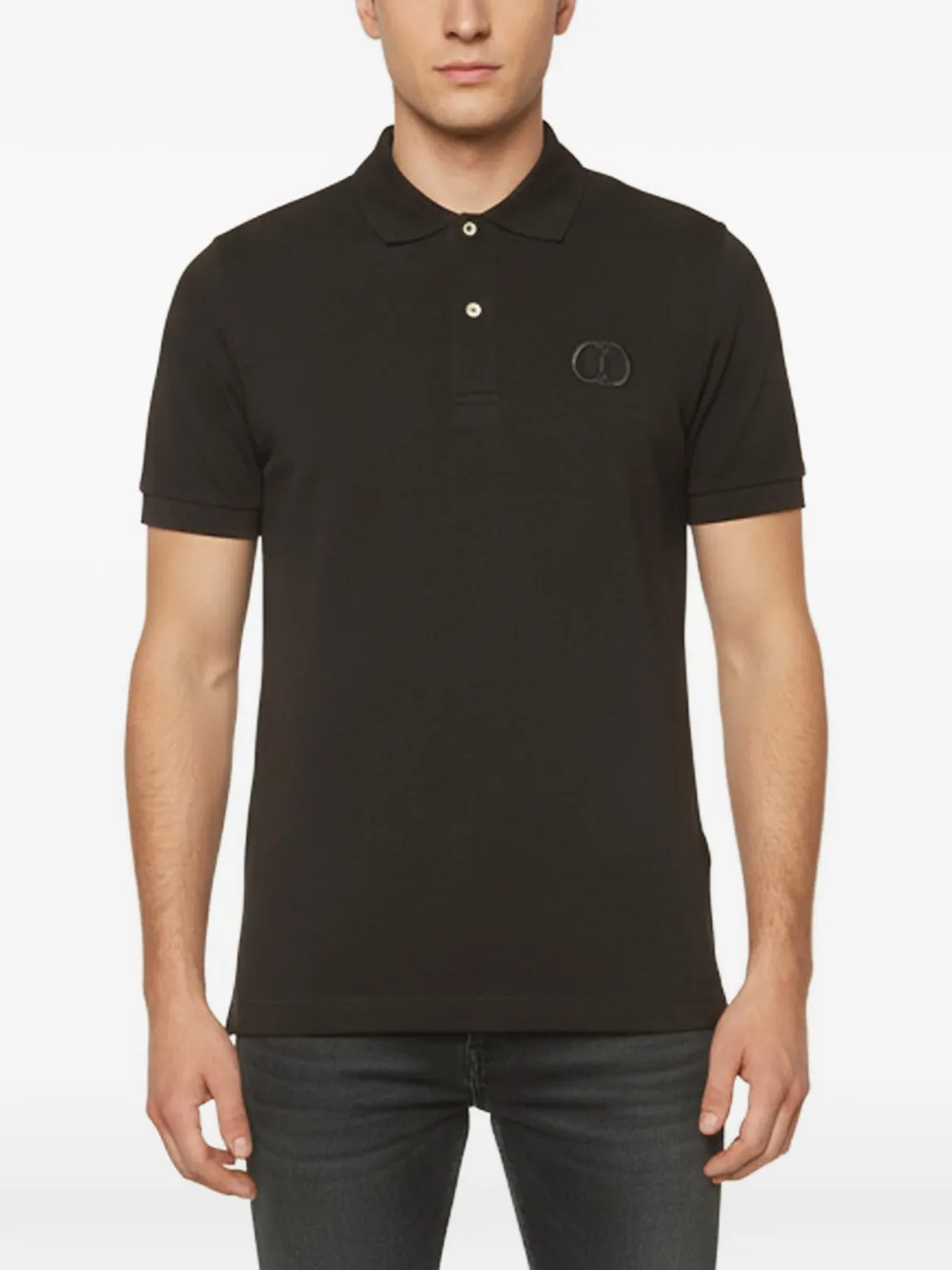 Christian Dior Pre-Owned CD Icon piqué polo shirt - Nero