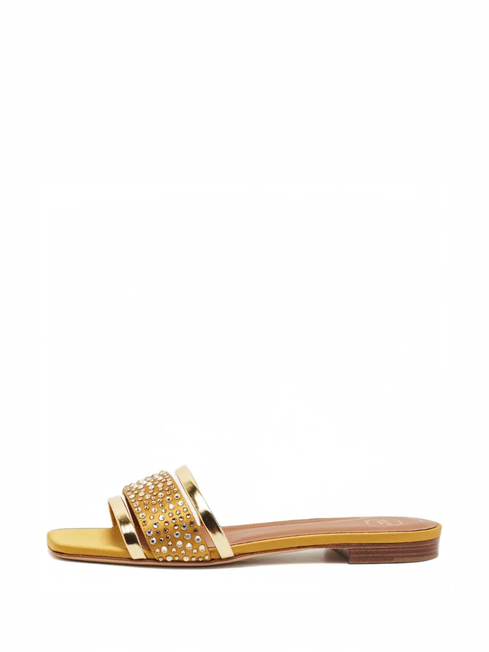 Malone Souliers Rosa crystal-embellished sandals - Gold