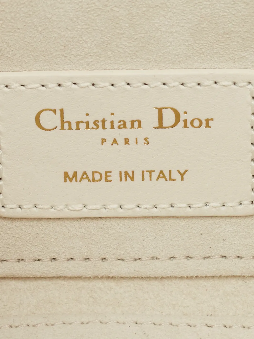 Christian Dior Pre-Owned 2023 small Lady D-Joy Cannage tote bag Wit