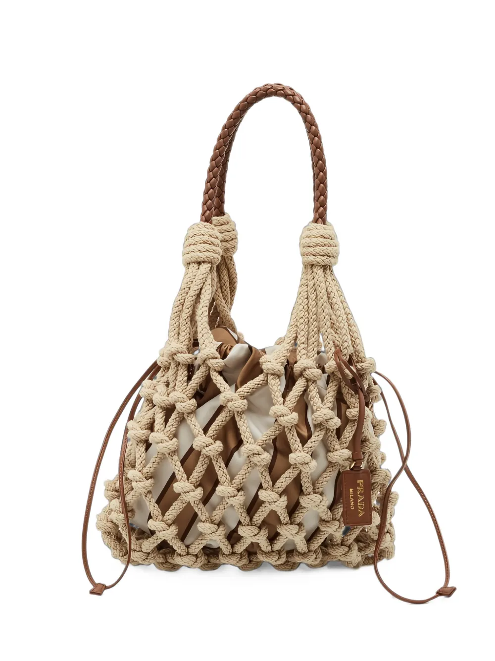 Prada Pre-Owned Noué cord tote bag - Toni neutri