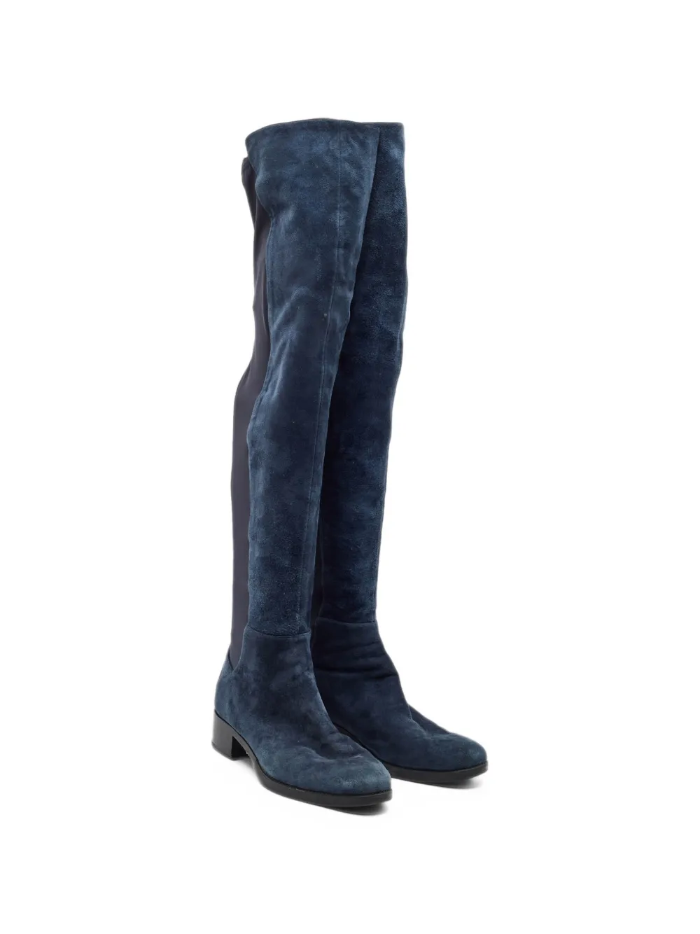 Tory Burch knee-high suede boots - Blau