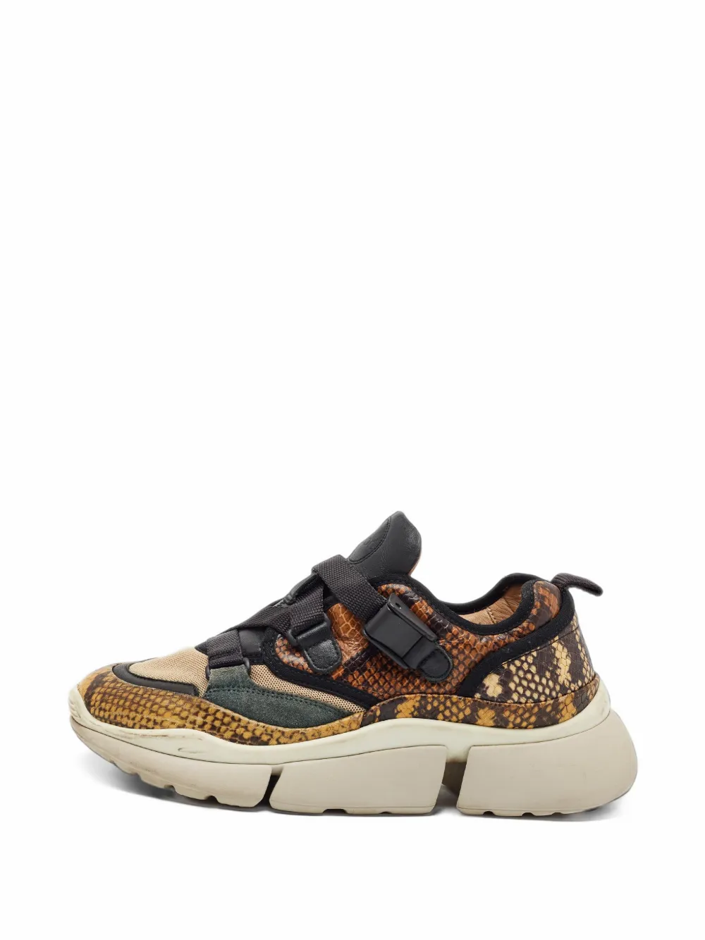 Chloé Pre-Owned Sonnie low-top sneakers - Braun