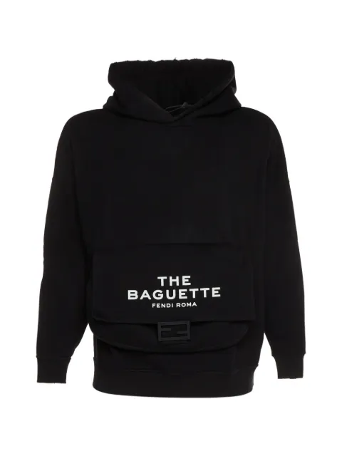 Fendi Pre-Owned x Marc Jacobs Baguette FF buckle hoodie