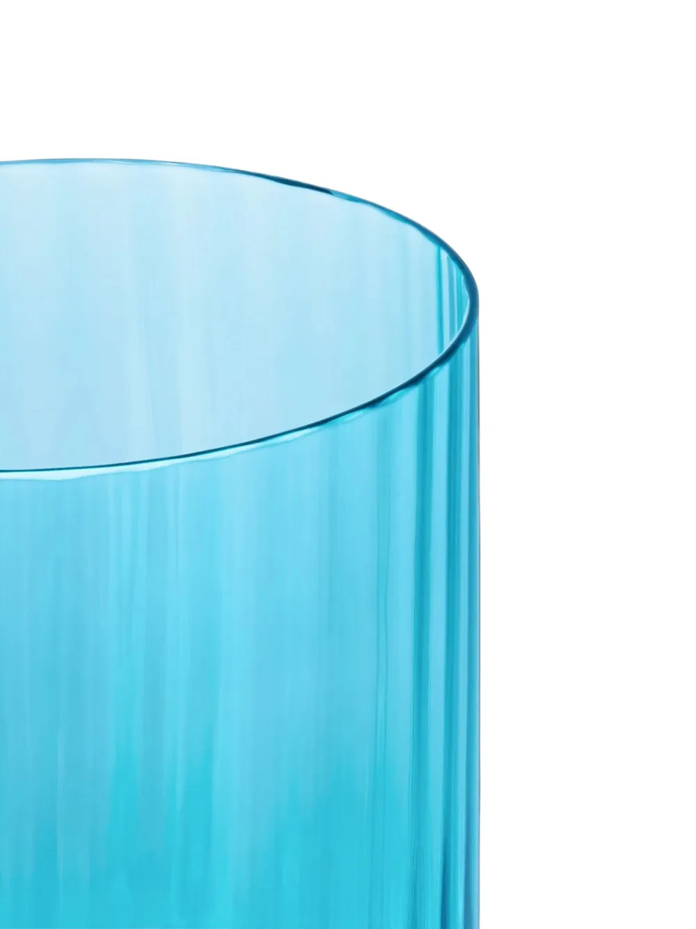 Dolce & Gabbana set 2 hand-blown murano beverage glasses - Blue