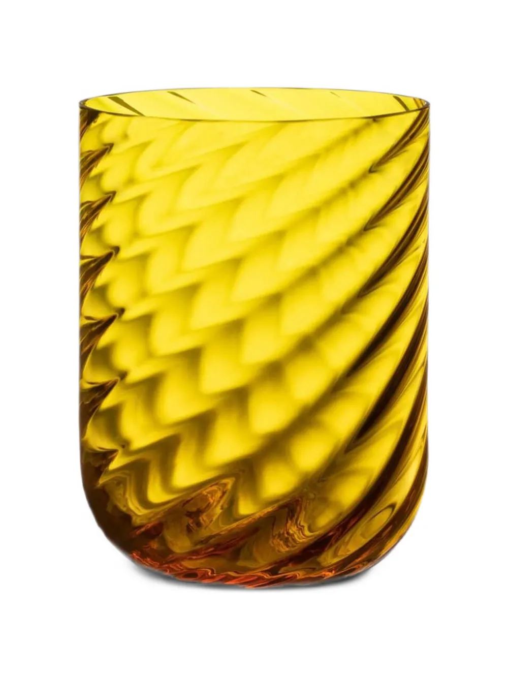 Dolce & Gabbana spiral-effect glasses (set of two) - Yellow