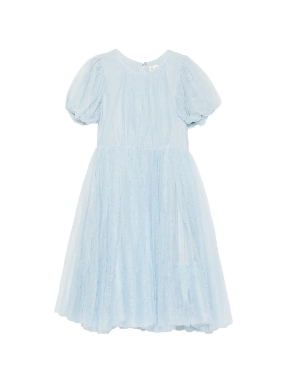 MAR MAR COPENHAGEN KIDS Dreamy Ballerina tulle puffed-sleeve dress - Blu