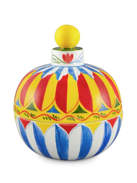 Dolce & Gabbana Carretto-print lidded jar