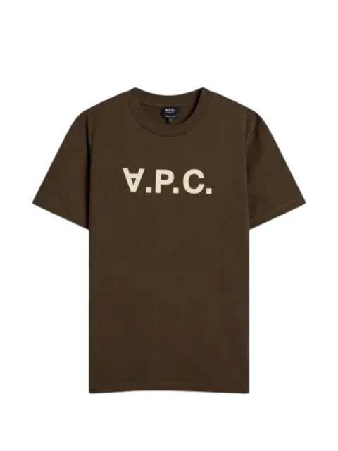 A.P.C. logo-print T-shirt