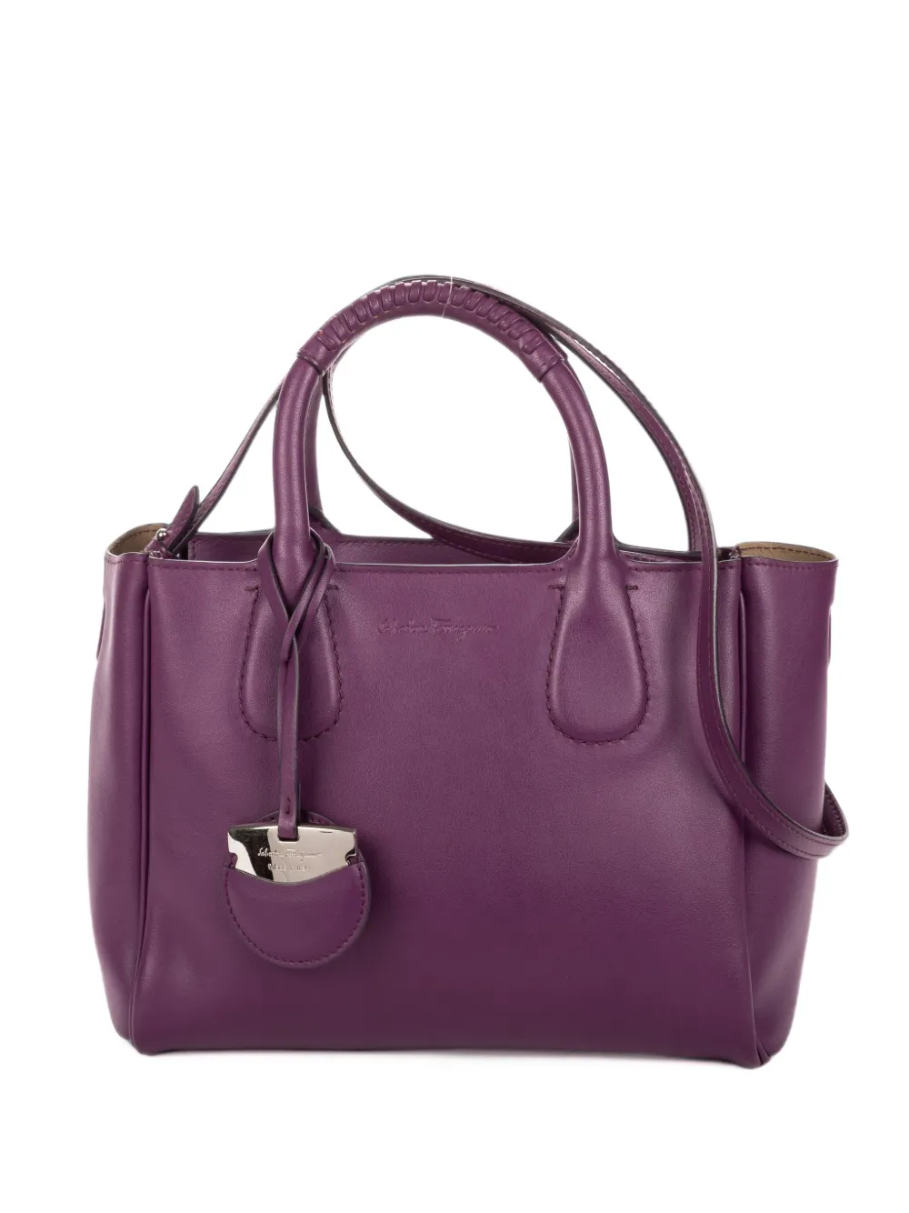 Ferragamo Pre-Owned leather tote bag - Viola