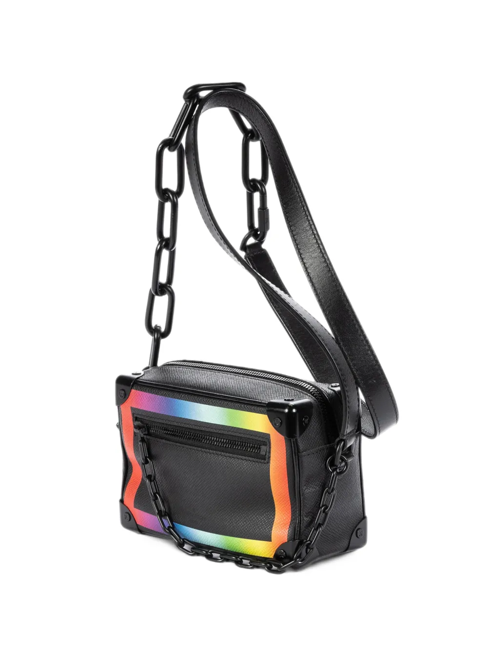 Louis Vuitton Pre-Owned mini Rainbow Soft Trunk shoulder bag - Black