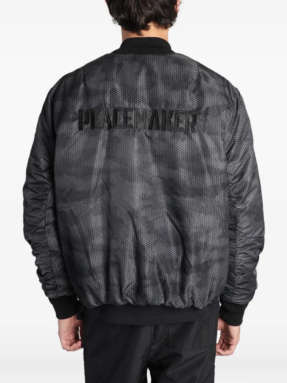 Peacemaker Oamc honeycomb-print jacket Grijs