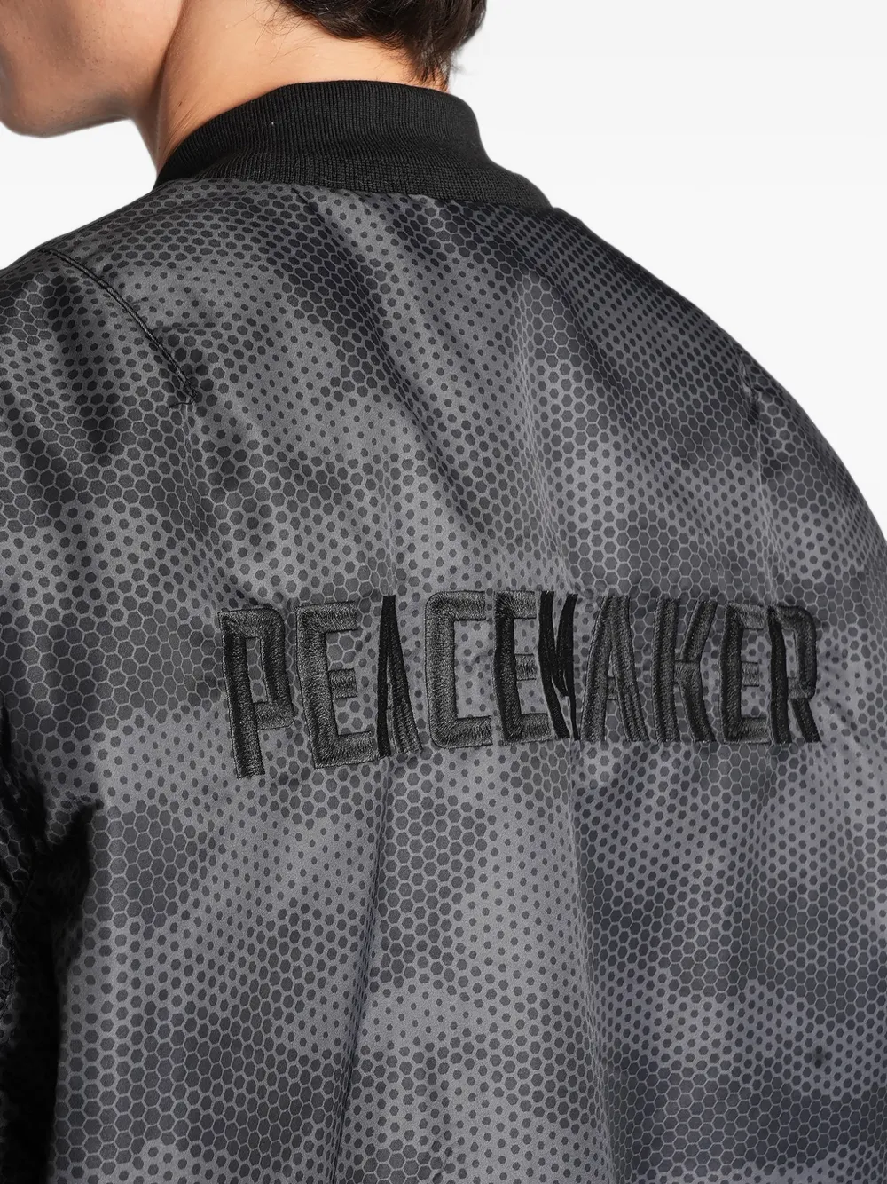 Peacemaker Oamc honeycomb-print jacket Grijs