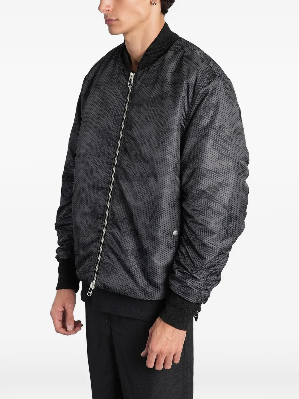 Peacemaker Oamc honeycomb-print jacket Grijs