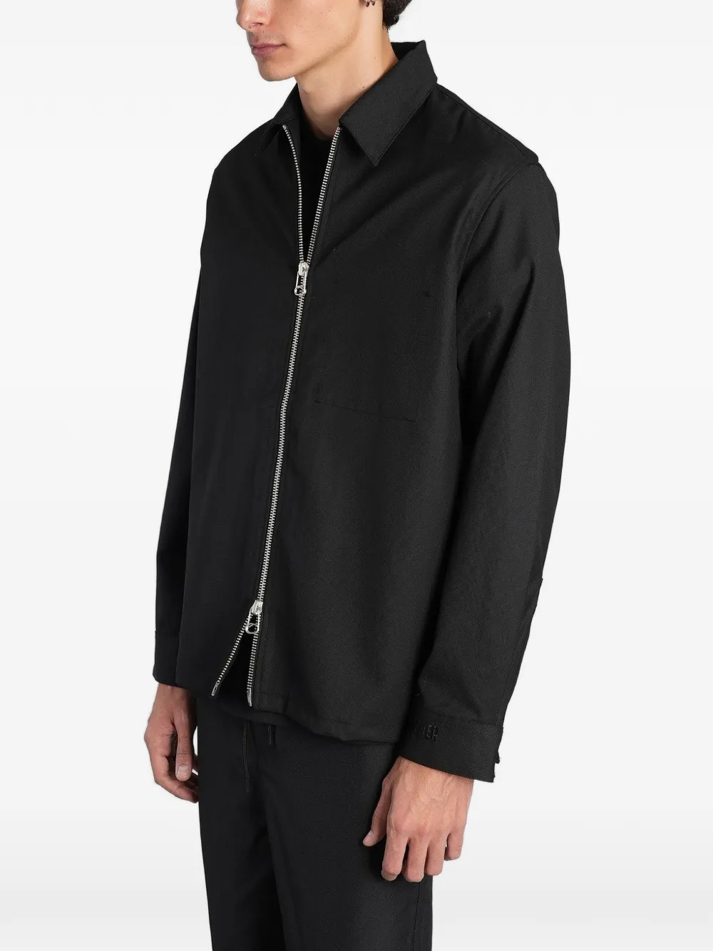 Peacemaker Oamc zip-up shirt jacket Zwart