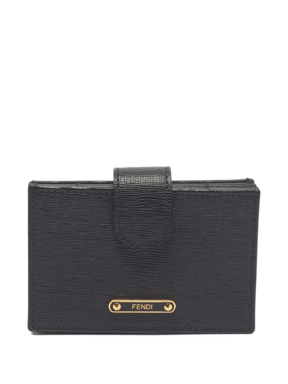 Fendi Pre-Owned 2016 Vitello Elite leather card holder - Schwarz