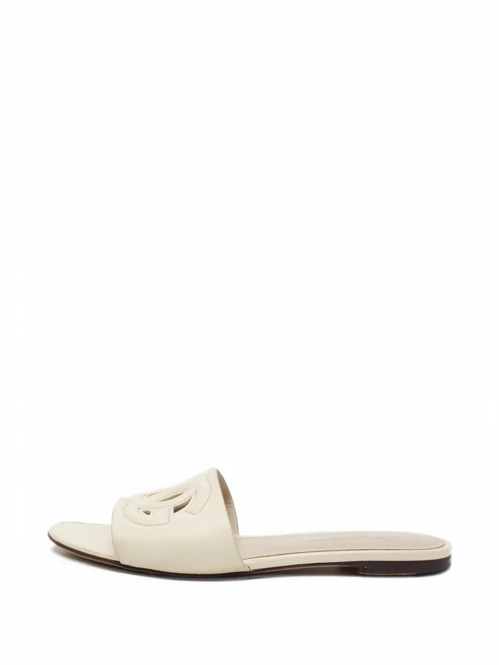Dolce & Gabbana Pre-Owned Bianca leather sandals - Nude