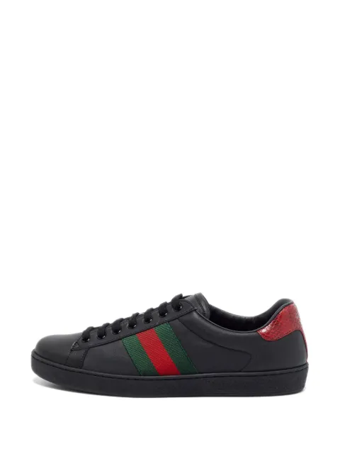 Gucci Pre-Owned Ace leather sneakers