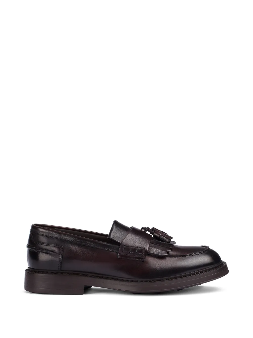 Doucal's fringe tassel loafers - Rosso