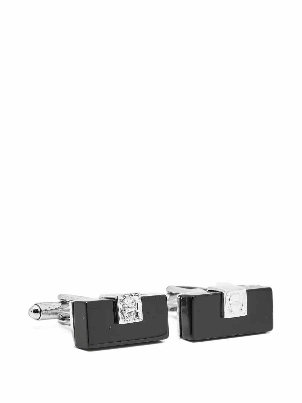 Aigner Vintage logo-detail cufflinks in Silver