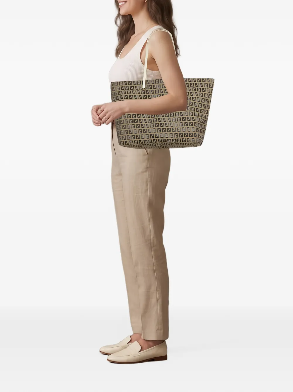 Fendi Pre-Owned 2002 Roll Zucchino tote bag - Blu