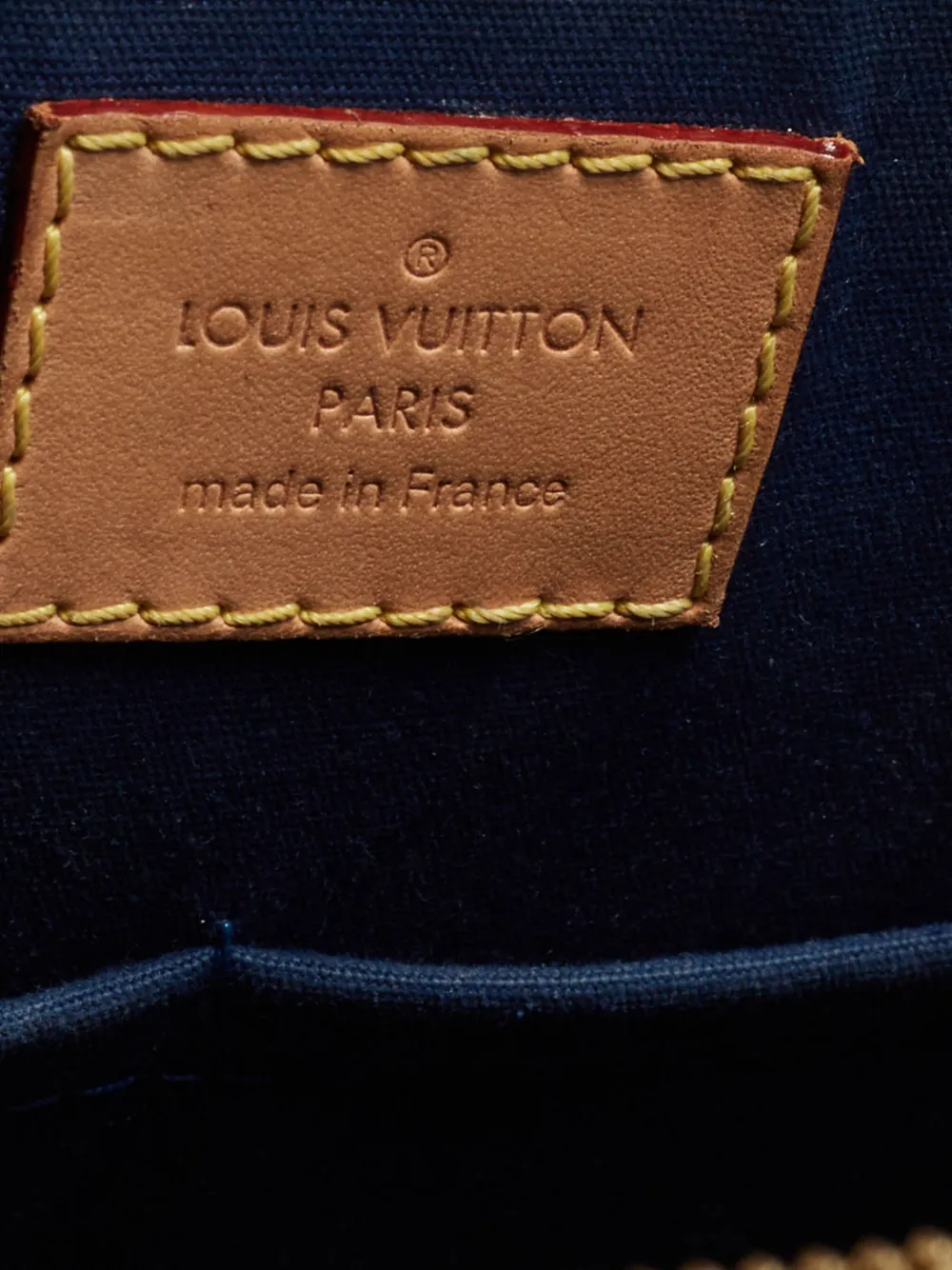 Louis Vuitton Pre-Owned 2013 PM Alma Monogram Vernis tote bag Blauw