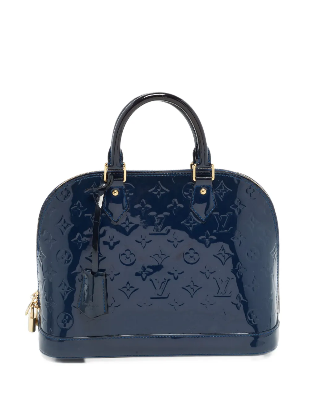 Louis Vuitton Pre-Owned 2013 PM Alma Monogram Vernis tote bag Blauw