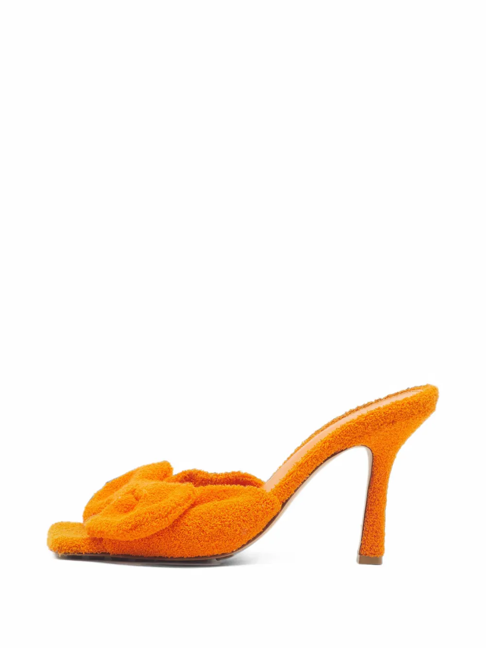 Bottega Veneta Pre-Owned Stretch bow-detail sandals - Orange