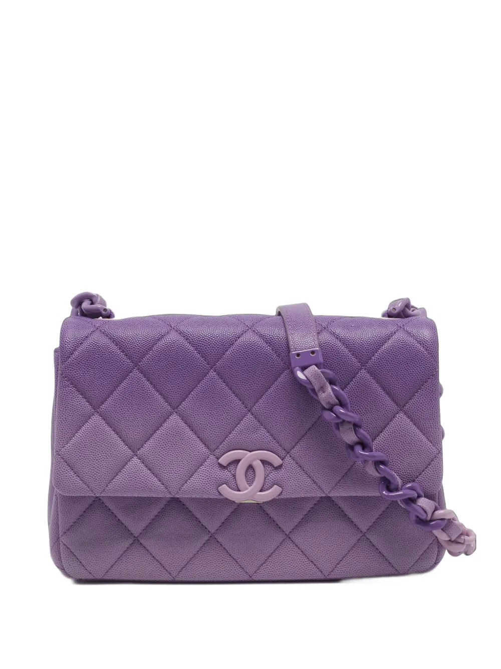 CHANEL Pre-Owned My Everything quilted flap bag - Viola