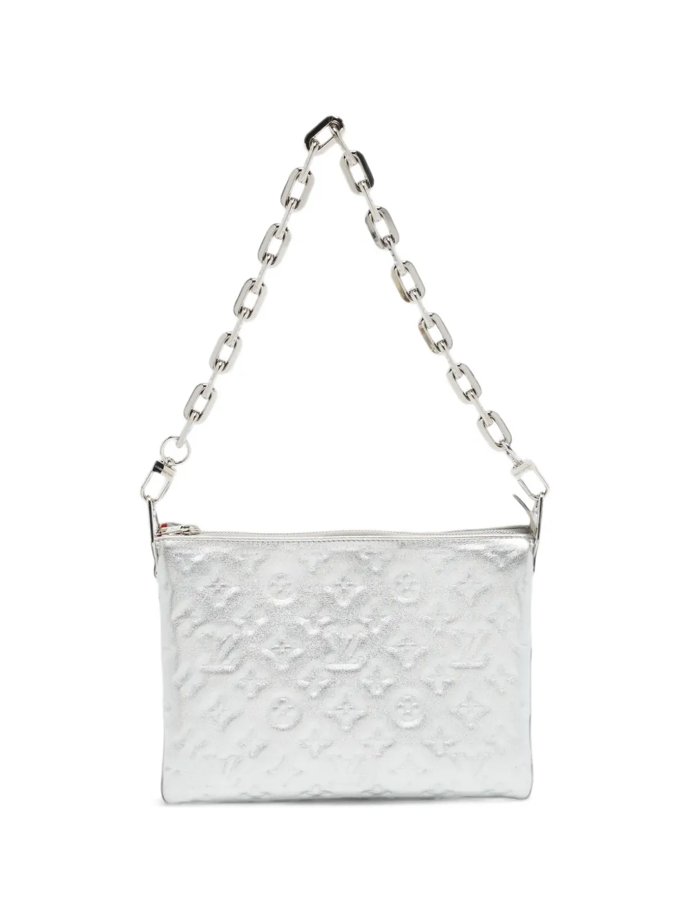 Louis Vuitton Pre-Owned Coussin PM Monogram embossed shoulder bag - Silver