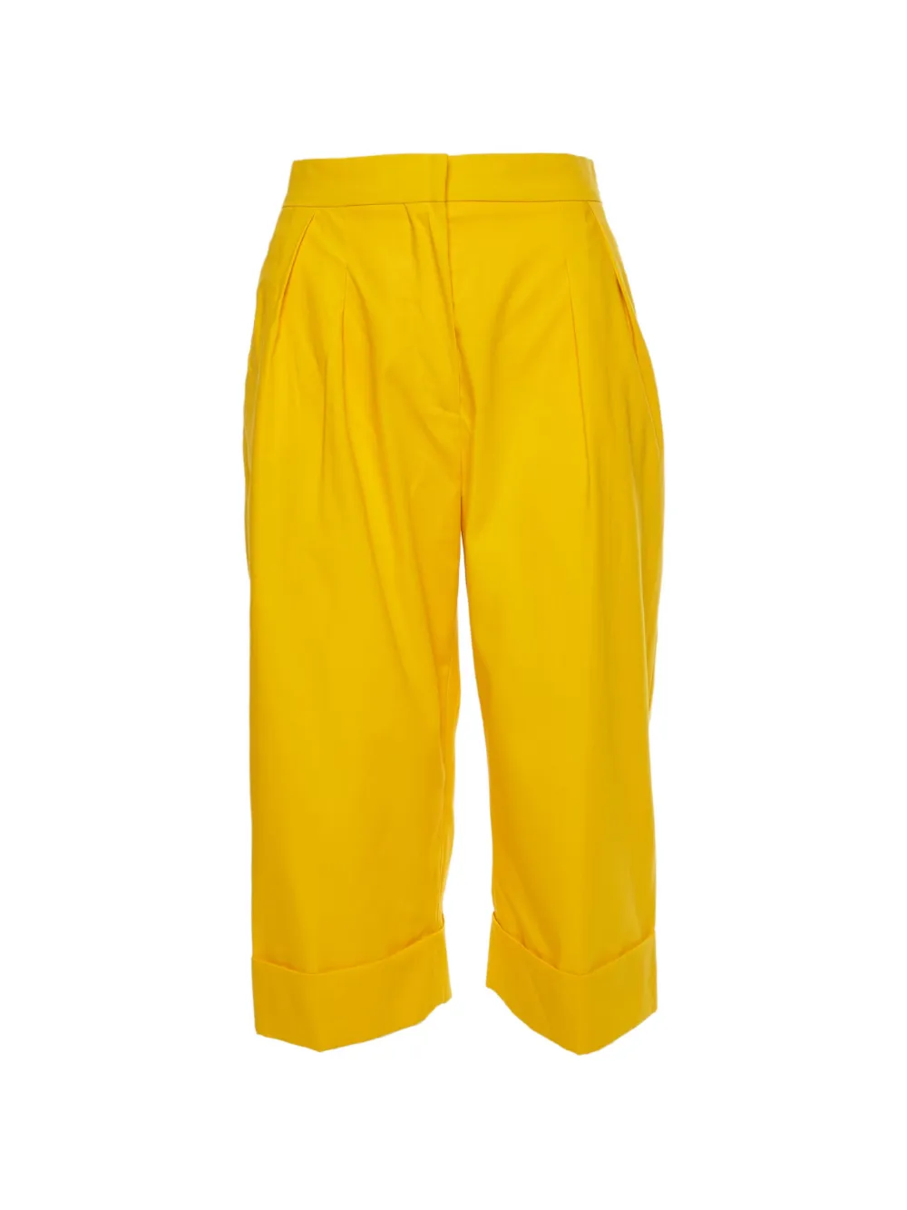 Max Mara pleated capri trousers - Giallo
