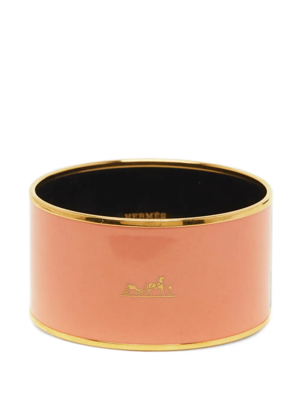 Hermès Pre-Owned enamel wide bracelet - Oro
