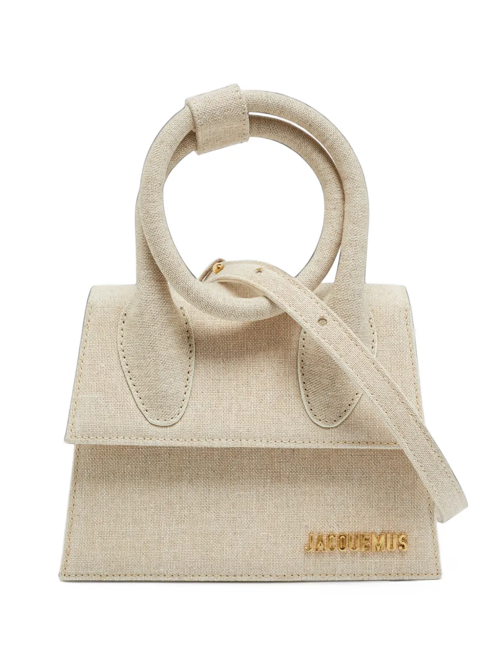 Jacquemus Pre-Owned Le Chiquito Noeud top handle bag - Toni neutri