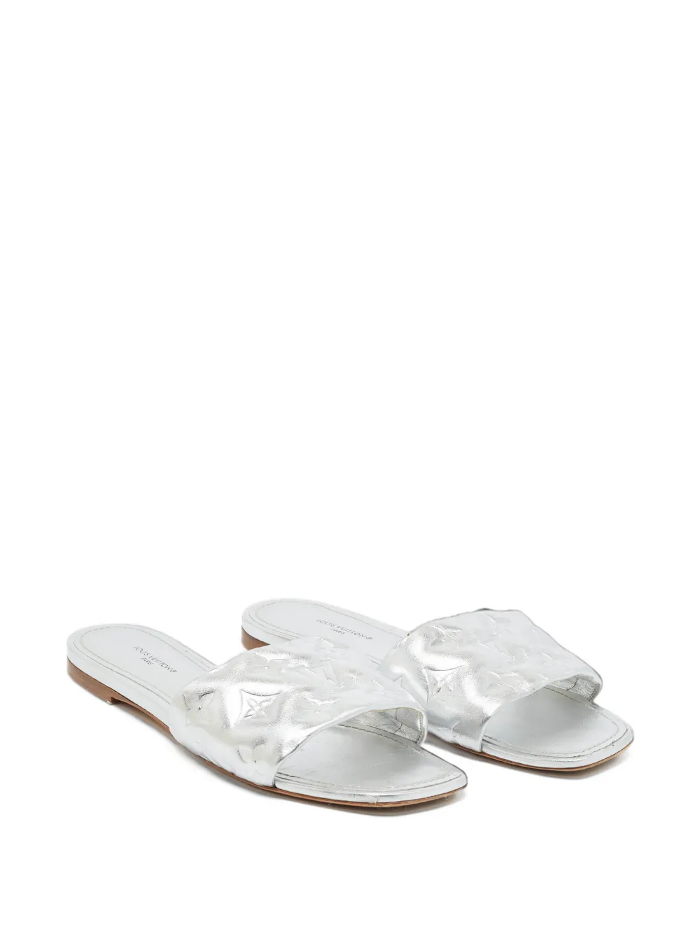 Louis Vuitton Pre-Owned Revival leather sandals - Silver
