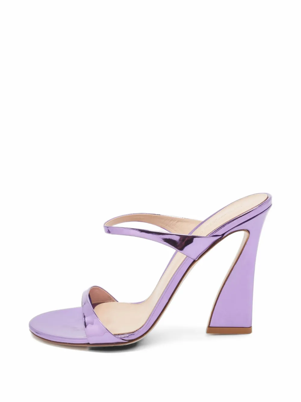 Gianvito Rossi Aura patent leather sandals - Violett