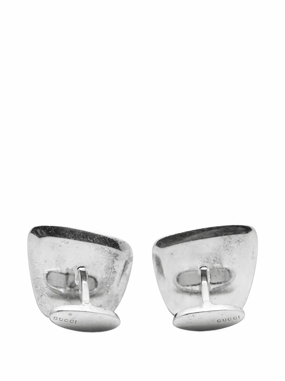 Gucci Pre-Owned resin sterling silver cufflinks
