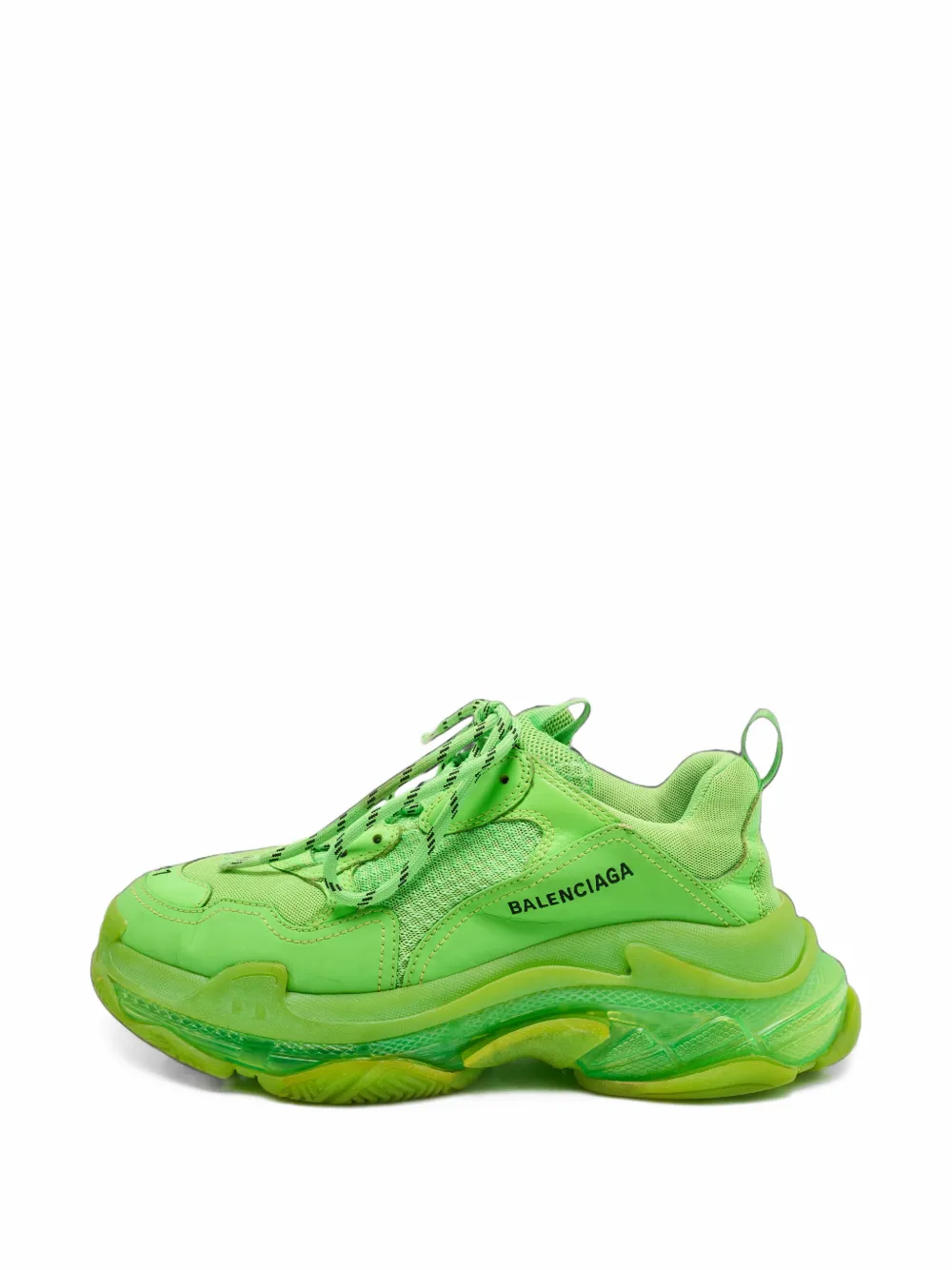 Balenciaga Pre-Owned Triple S Clear sneakers - Grün