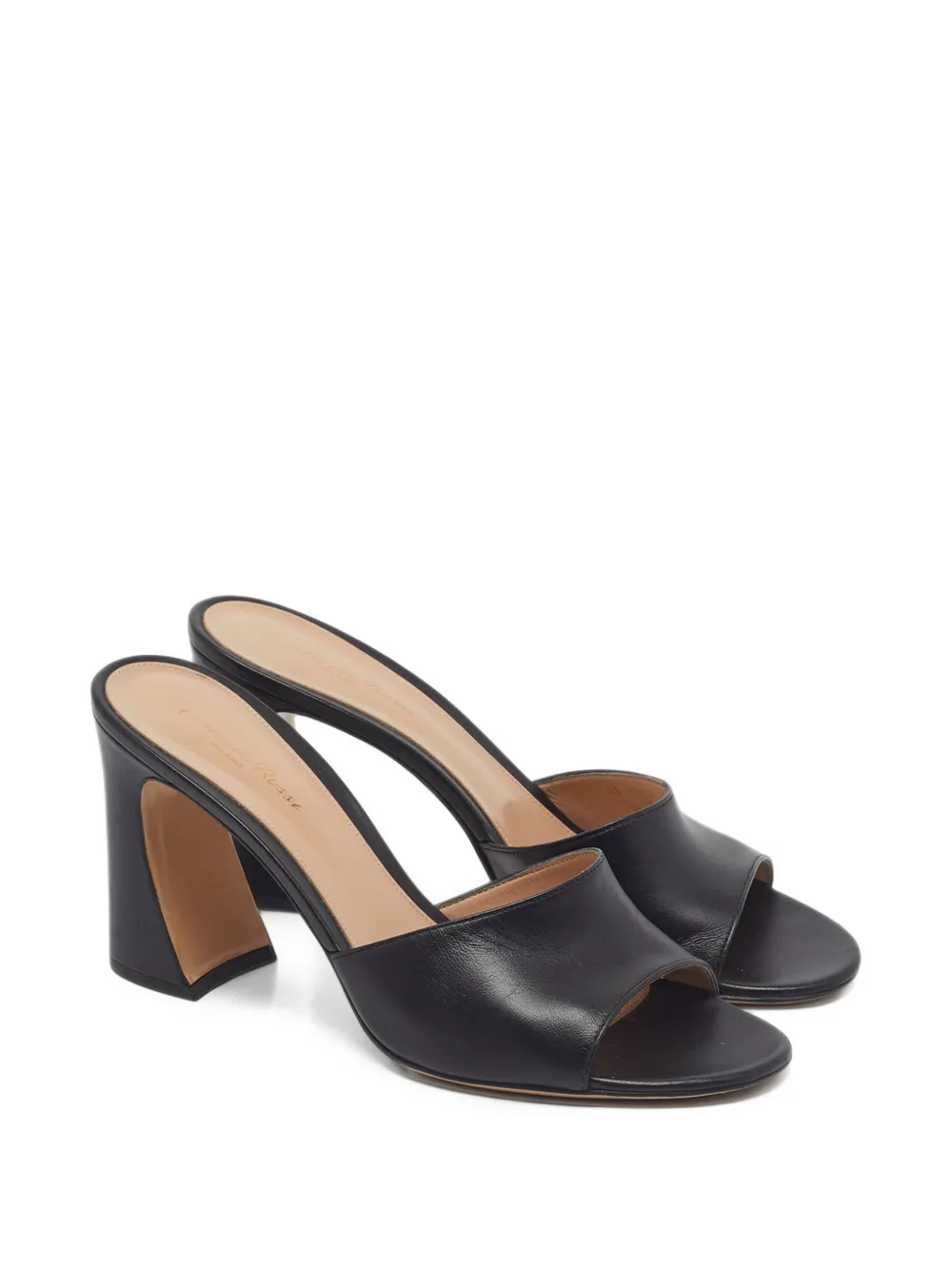Gianvito Rossi block-heel sandals - Schwarz