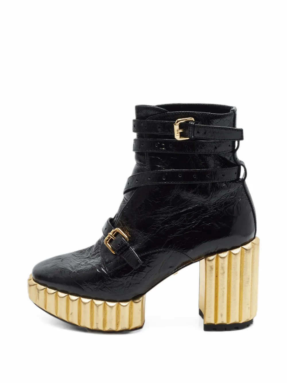 Christian Dior Pre-Owned Mission buckled ankle boots - Black