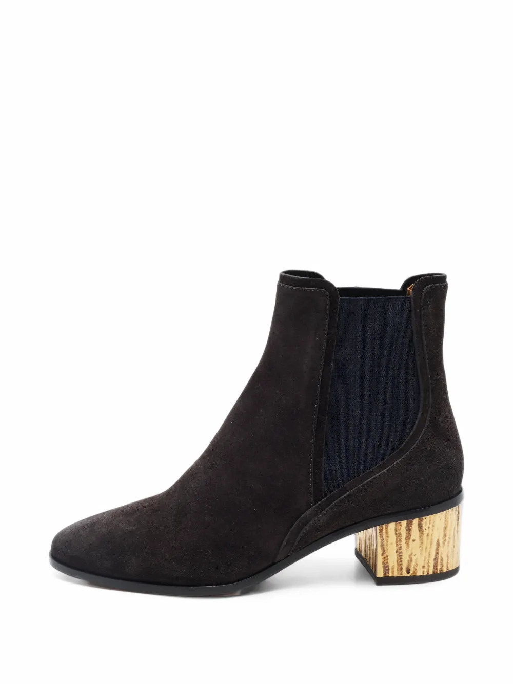 Chloé Pre-Owned suede chelsea boots - Grau