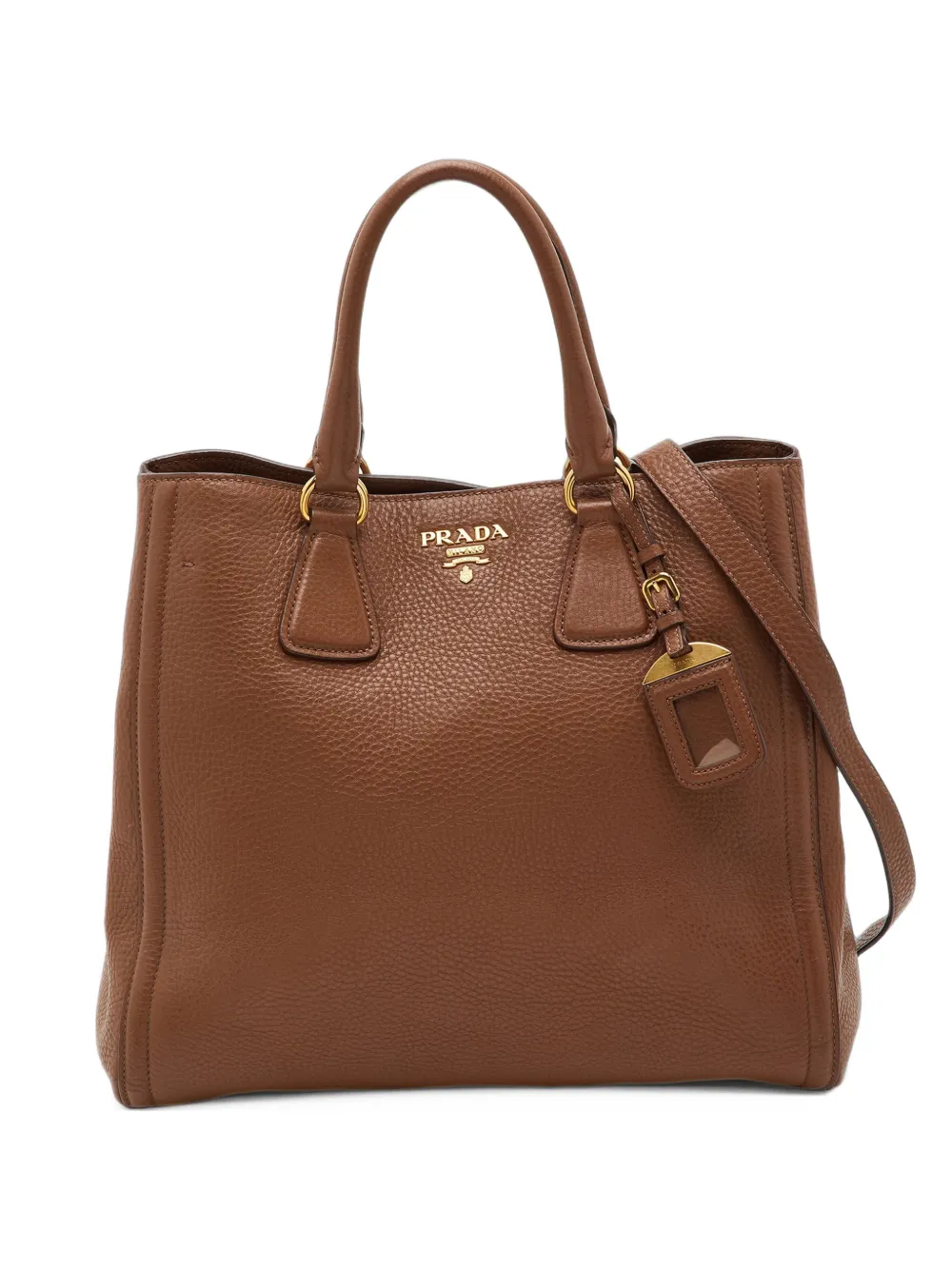 Prada Pre-Owned Vitello Daino tote bag - Marrone