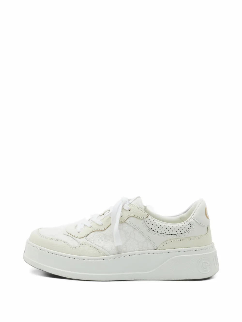 Gucci Pre-Owned Chunky B GG Supreme sneakers - Blanc