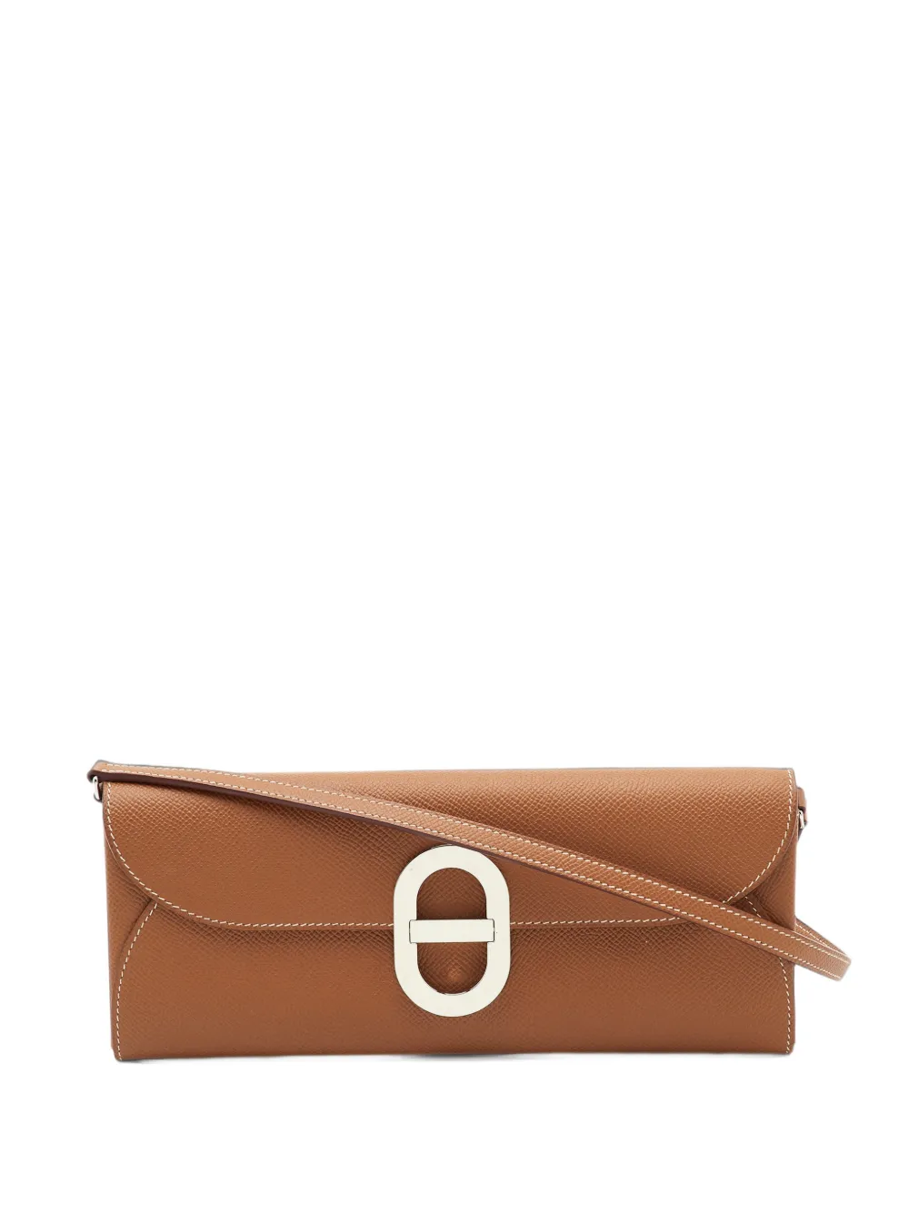 Hermès Pre-Owned 2024 Maillon To Go clutch bag - Braun